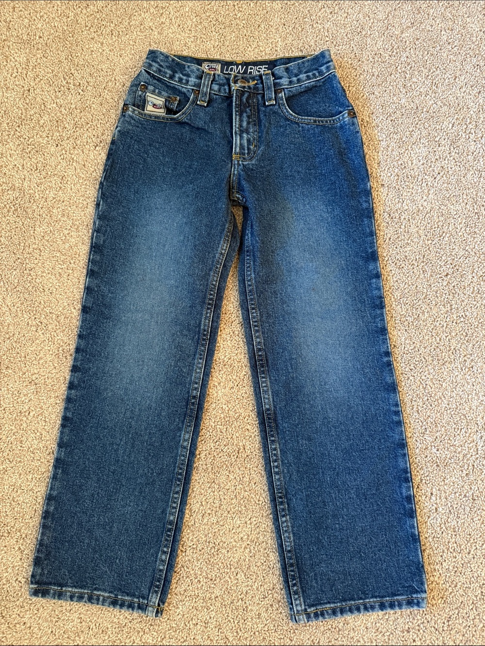 Cruel Girl Low Ruse Straight Jeans size 7 girls